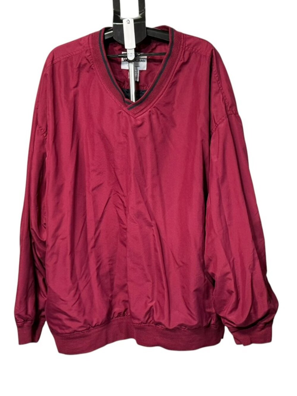 Men's WearGuard® BreezeMaster™ Pullover Windshirt - Burgandy - 4XL